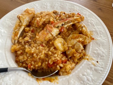 Arroz caldoso de marisco